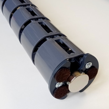 КАБЕЛЬ-КАНАЛ EЛ-1460-ГР ГРАФИТ ДЛЯ СТОЛОВ С РЕГУЛИРОВКОЙ ВЫСОТЫ СТОЛЕШНИЦЫ 4