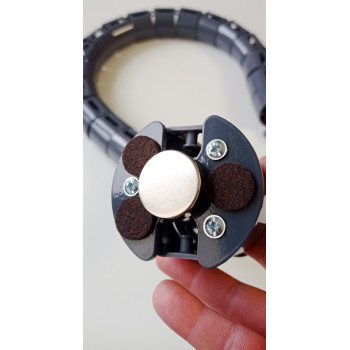 КАБЕЛЬ-КАНАЛ EЛ-1460-ГР ГРАФИТ ДЛЯ СТОЛОВ С РЕГУЛИРОВКОЙ ВЫСОТЫ СТОЛЕШНИЦЫ 9