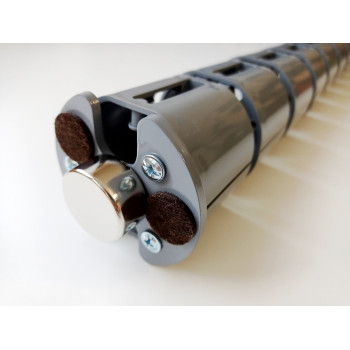 КАБЕЛЬ КАНАЛ ЕЛ-1460-С СЕРЫЙ ДЛЯ СТОЛОВ С РЕГУЛИРОВКОЙ ВЫСОТЫ СТОЛЕШНИЦЫ 5