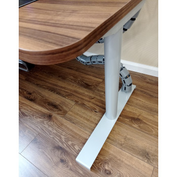 КАБЕЛЬ КАНАЛ ЕЛ-1460-С СЕРЫЙ ДЛЯ СТОЛОВ С РЕГУЛИРОВКОЙ ВЫСОТЫ СТОЛЕШНИЦЫ 3