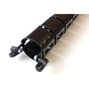 КАБЕЛЬ КАНАЛ ЕЛ-1460-Ч ЧЁРНЫЙ ДЛЯ СТОЛОВ С РЕГУЛИРОВКОЙ ВЫСОТЫ СТОЛЕШНИЦЫ 4