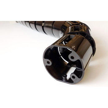 КАБЕЛЬ КАНАЛ ЕЛ-1460-Ч ЧЁРНЫЙ ДЛЯ СТОЛОВ С РЕГУЛИРОВКОЙ ВЫСОТЫ СТОЛЕШНИЦЫ 6