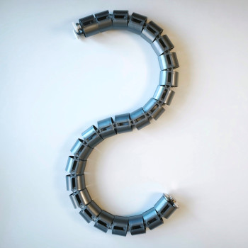 КАБЕЛЬ-КАНАЛ COLOR DESK EЛ-1460 СЕРЕБРЯНЫЙ МЕТАЛЛИК ДЛЯ ПРОВОДОВ СТОЛОВ С ЭЛЕКТРИЧЕСКОЙ РЕГУЛИРОВКОЙ ВЫСОТЫ 1