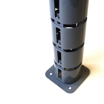 КАБЕЛЬ-КАНАЛ ПИТОН-1450 ГРАФИТ ОТ ПОТОЛКА К ПИСЬМЕННОМУ СТОЛУ 9