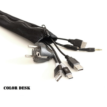 ТКАНЕВЫЙ КАБЕЛЬ-КАНАЛ 1400 ММ ДЛЯ ПРОВОДОВ НА МОЛНИИ 4