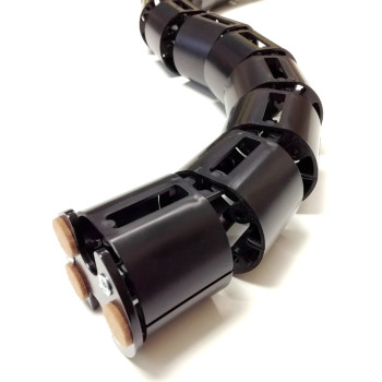 КАНАЛ ДЛЯ ПРОВОДОВ M-740-Ч ЧЁРНЫЙ МАТОВЫЙ С МАЛЫМ ОСНОВАНИЕМ 4