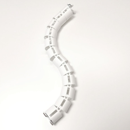 КАНАЛ ДЛЯ ПРОВОДОВ M-740-Б БЕЛЫЙ МАТОВЫЙ С МАЛЫМ ОСНОВАНИЕМ 1