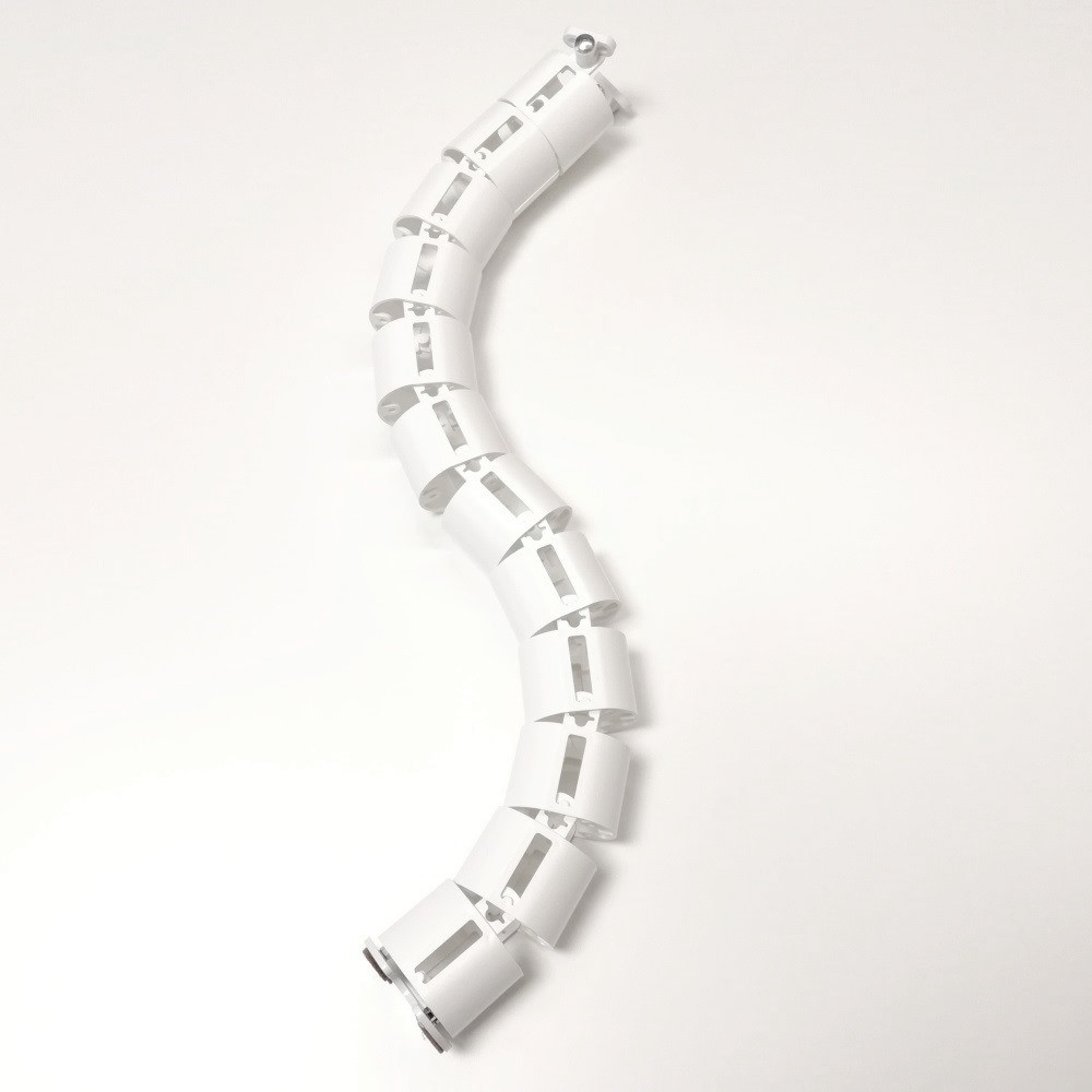 КАНАЛ ДЛЯ ПРОВОДОВ M-740-Б БЕЛЫЙ МАТОВЫЙ С МАЛЫМ ОСНОВАНИЕМ 1