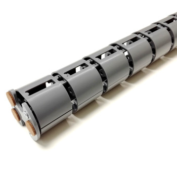 КАНАЛ ДЛЯ ПРОВОДОВ M-740-С СЕРЫЙ МАТОВЫЙ С МАЛЫМ ОСНОВАНИЕМ 8