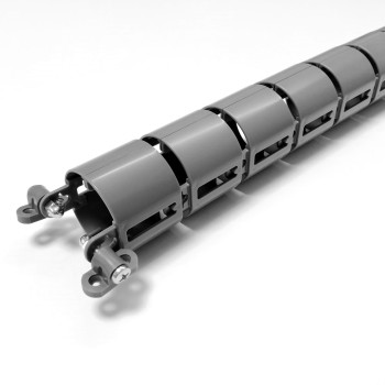 КАНАЛ ДЛЯ ПРОВОДОВ M-740-С СЕРЫЙ МАТОВЫЙ С МАЛЫМ ОСНОВАНИЕМ 2