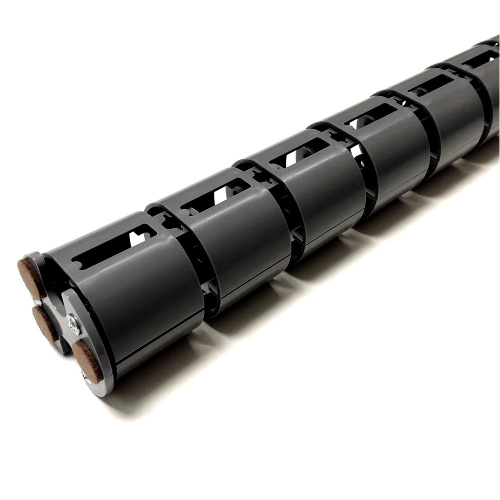 КАНАЛ ДЛЯ ПРОВОДОВ M-740-ГР ГРАФИТ МАТОВЫЙ С МАЛЫМ ОСНОВАНИЕМ 1