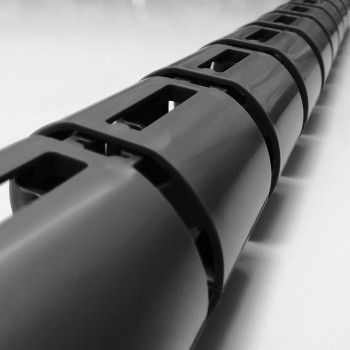 КАНАЛ ДЛЯ ПРОВОДОВ M-740-ГР ГРАФИТ МАТОВЫЙ С МАЛЫМ ОСНОВАНИЕМ 8