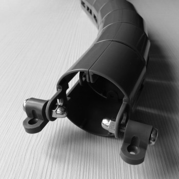 КАНАЛ ДЛЯ ПРОВОДОВ M-740-ГР (МОД.2) ГРАФИТ МАТОВЫЙ БЕЗ ОСНОВАНИЯ 2