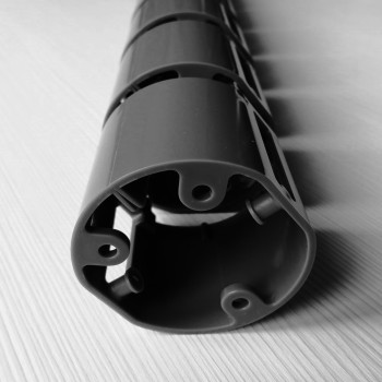 КАНАЛ ДЛЯ ПРОВОДОВ M-740-ГР (МОД.2) ГРАФИТ МАТОВЫЙ БЕЗ ОСНОВАНИЯ 9