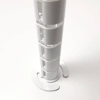 КАНАЛ ДЛЯ ПРОВОДОВ M-740-Б (140-1) БЕЛЫЙ МАТОВЫЙ С БОЛЬШИМ ОСНОВАНИЕМ 6