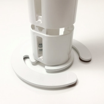 КАНАЛ ДЛЯ ПРОВОДОВ M-740-Б (140-1) БЕЛЫЙ МАТОВЫЙ С БОЛЬШИМ ОСНОВАНИЕМ 7