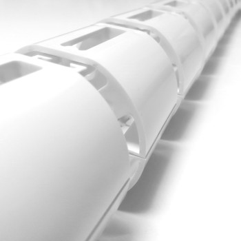 КАНАЛ ДЛЯ ПРОВОДОВ M-740-Б (140-1) БЕЛЫЙ МАТОВЫЙ С БОЛЬШИМ ОСНОВАНИЕМ 2